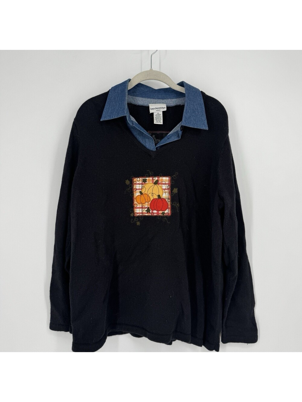 Vintage pumpkin sweatshirt fall pumpkin thanksgiving 90s autumn patchwork spooky